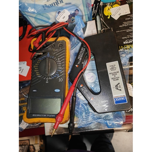 239 - Professional Robin Digital Multimeter And Draper Detector Both Tested And Working With New Duracell ... 