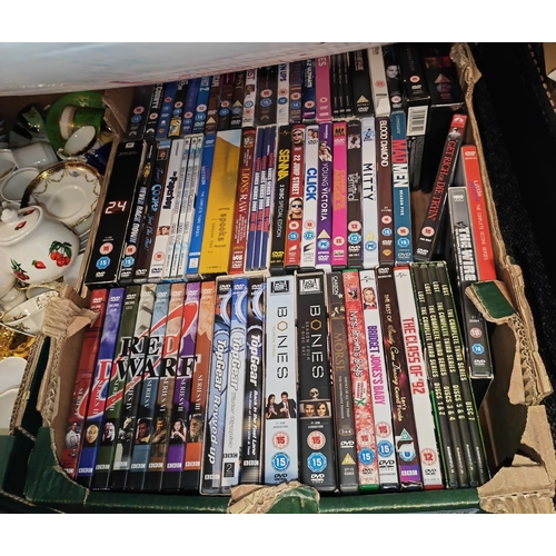 219 - 2 Boxes Of Dvd'S Inc Box Sets