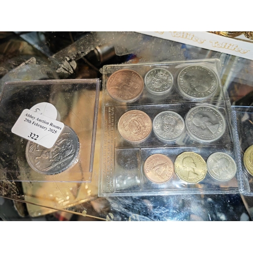 322 - Selection Of English Coins