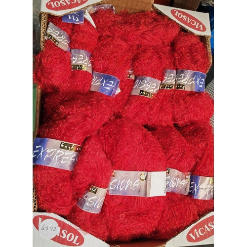 123 - Box Of Red Wool