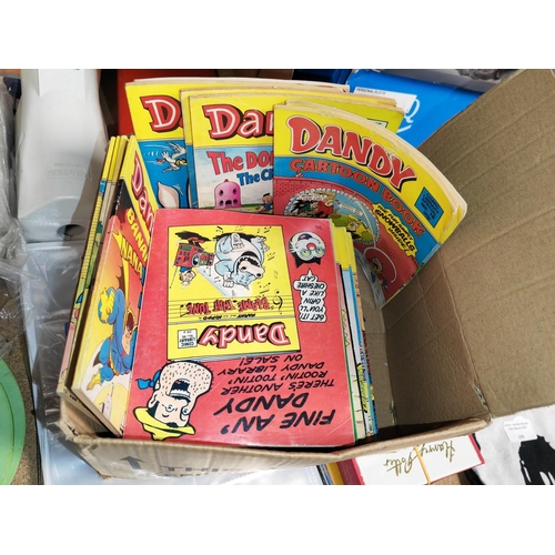 124 - Box Of Small Dandy Comics/Books