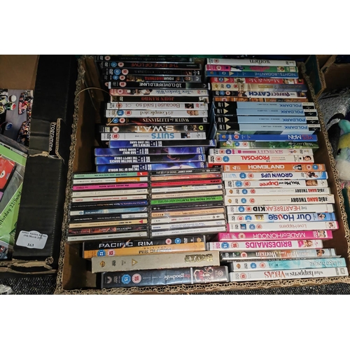 164 - Box Of Dvd'S + Film Theme Cd'S