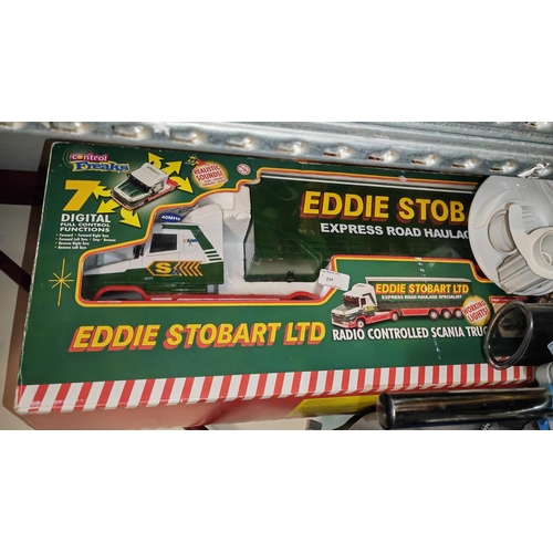 215 - Eddie Stobart Rado Controlled Scania Truck 1:18 Scale Boxed