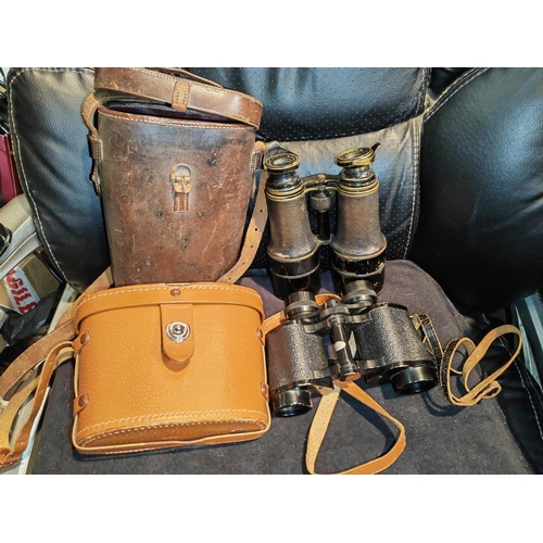 262 - 2 Pairs Of Binoculars In Cases