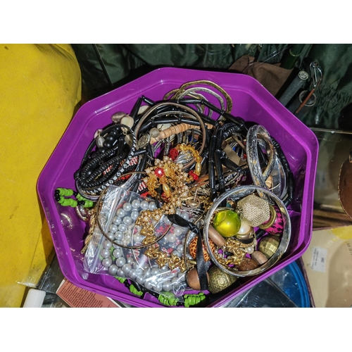 276 - Tub Of Costume Jewellery