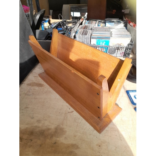 61 - Wooden Magazine Rack