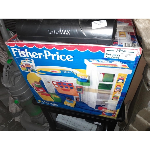 66 - Fisher Price 1994 Toy Garage No Cars