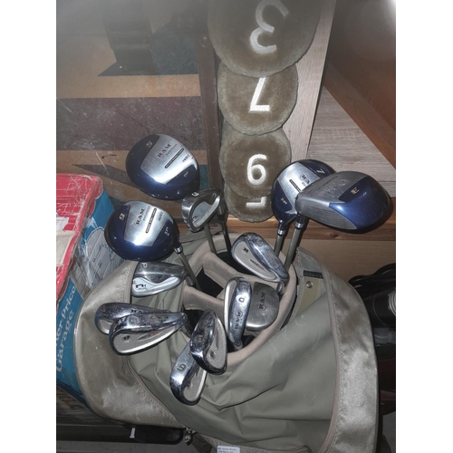 69 - Ram Lady Flex 100% Graphite Golf Set With 12 Clubs In Caddy