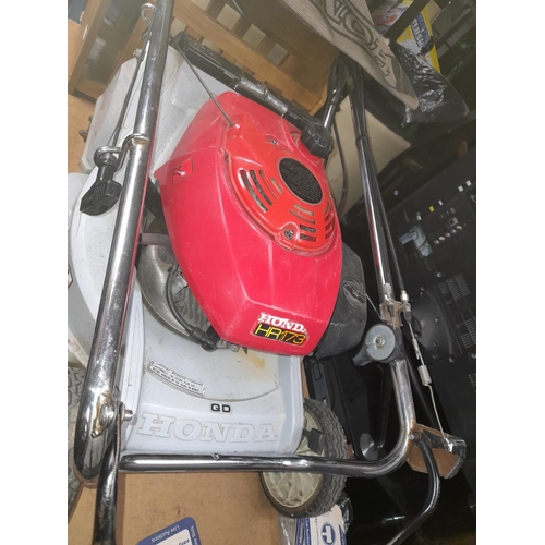 98 - Honda Hr 173 Petrol Mower (With Grass Collector)