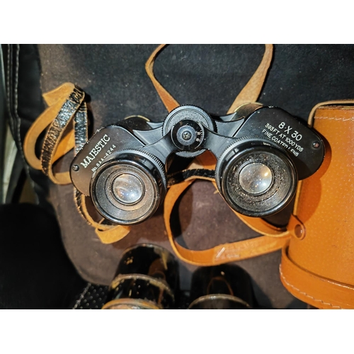 262 - 2 Pairs Of Binoculars In Cases