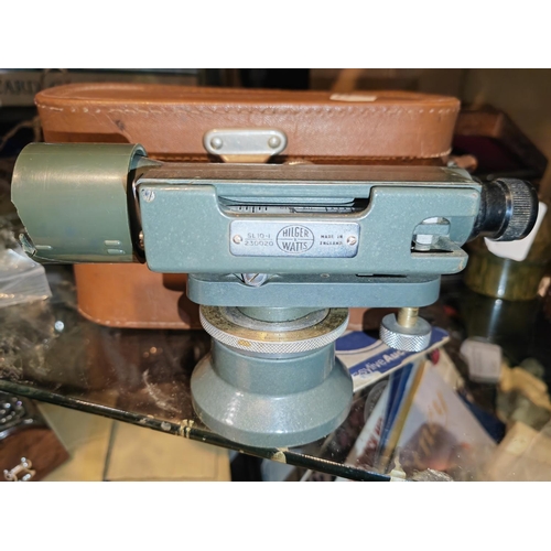 271 - Vintage Theodolite In Case