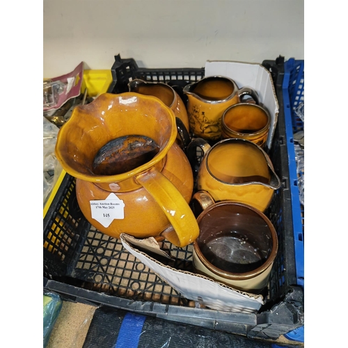 145 - Box Of Arthur Woods Vintage Coaching & Hunting Mugs