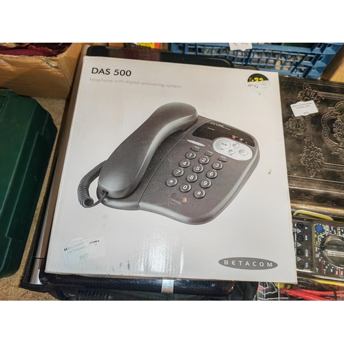 259 - Telephone Answering Machine In Box