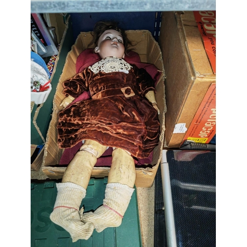 262 - Vintage Large Armard Marselle Porcelain Doll