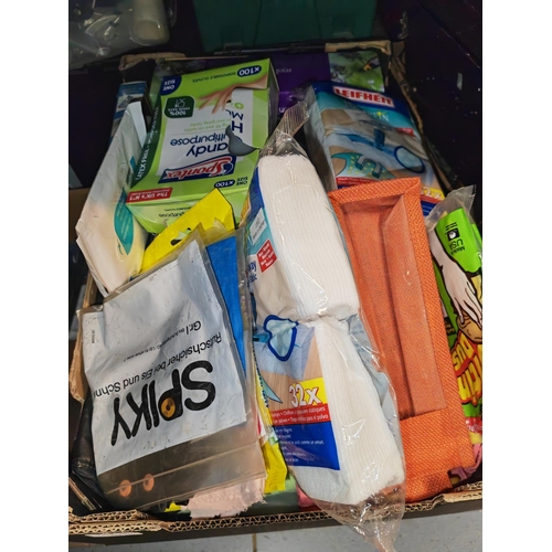 284 - Box Of Cleaning Items And Other Items
