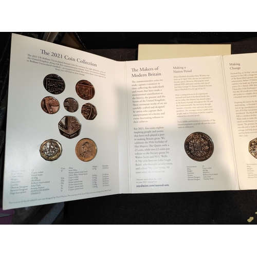 290 - 2021 Royal Mint Unc Coin Set