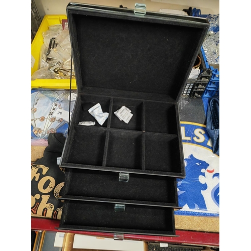 121 - Mirrored Large Jewellery Box With A Few Little Black Marks To Drawer