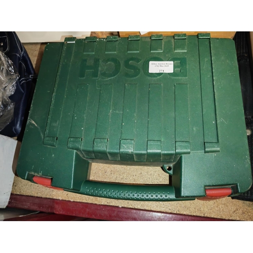 271 - Wickes Electric Drill In Bosch Case Working
