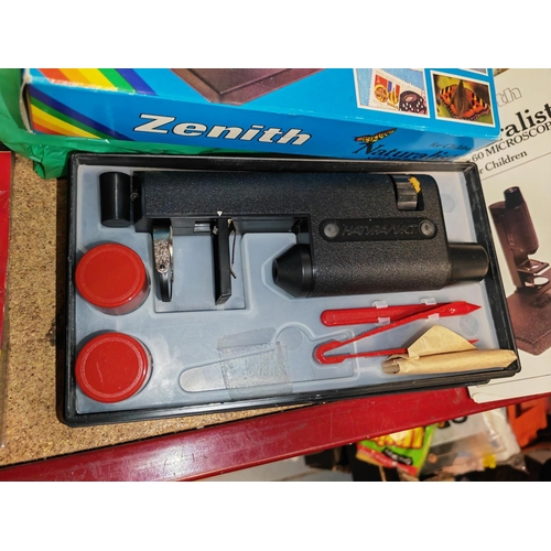 276 - Zenith Naturalist Microscope In Box