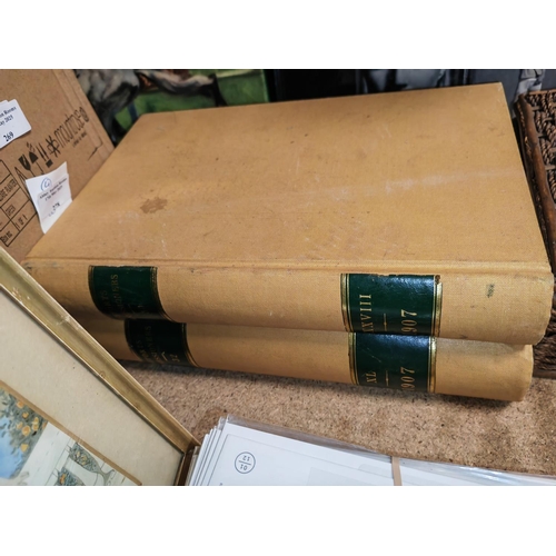 278 - Commissioners & Inspectors Reports Tuberculosis Human & Animal 1907 Vol 30 & 32, 2 Books Houses Of P... 