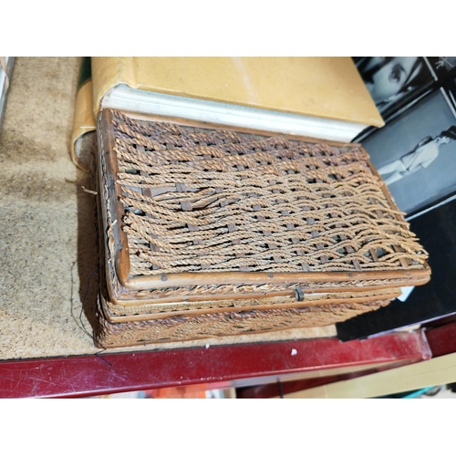 279 - Small Sewing Basket With Contents Including Darner