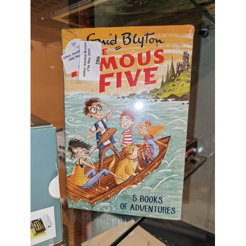 286 - 5 Book Set Of Enid Blyton The Famous Five Unused And Factory Sealed