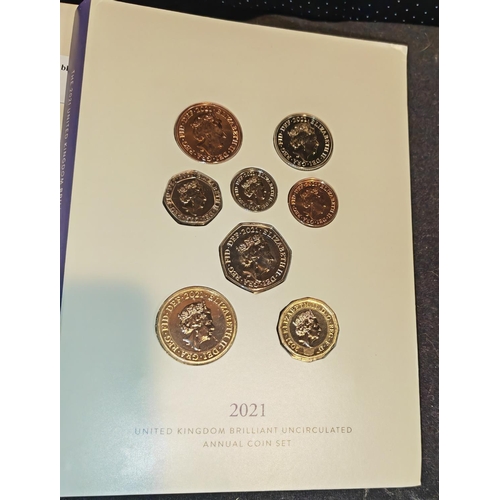 290 - 2021 Royal Mint Unc Coin Set