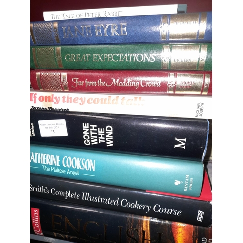13 - Selection Of Books Including Jane Eyre, Great Expectations Plus Others