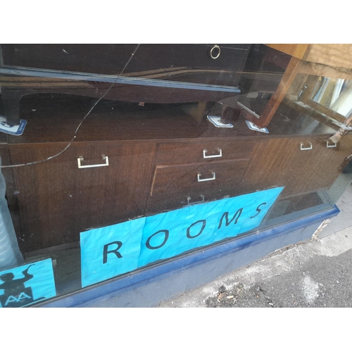 42 - Retro Sideboard In Mahogany With Brass Handles