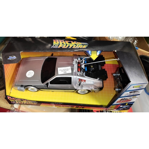 126 - Remote Control Back To The Future Car Unused In Box