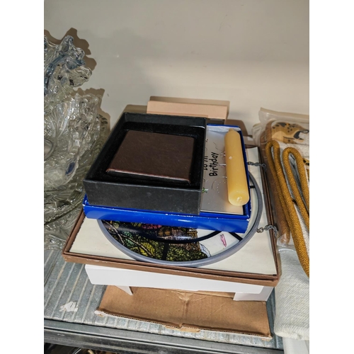 136 - Selection Of Items Including Wallet, Picture Frames, Candle Etc