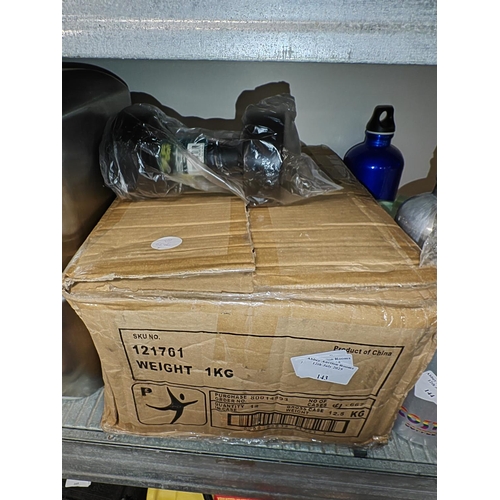 143 - 12 X 1Kg Dumbbell Weights Unused In Box