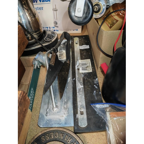 149 - Yard Scraper And A Pair Of Shears