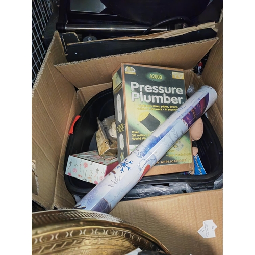 178 - Plastic Motorcycle Lock Box No Key Boxed + Pressure Plumber, Electronic Timer, Manicure Set Plus A S... 