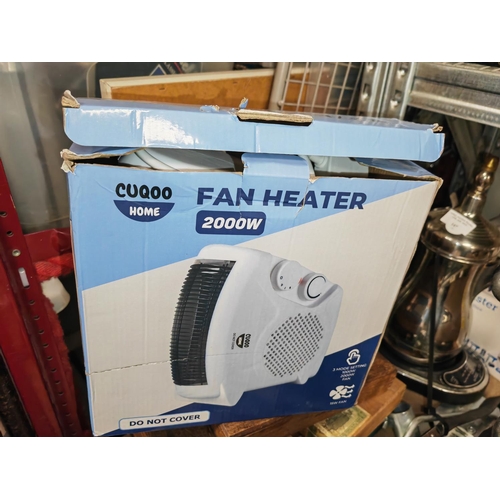 122 - Snailar Waffle Maker Boxed Unused + Fan Heater 2000W Unused In Box + Sugarwhisk Mini Waffle Maker Un... 