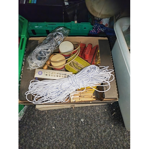 179 - 3 Box Of Cleaning Items And Gardening Weed Killer, Diy Items Etc