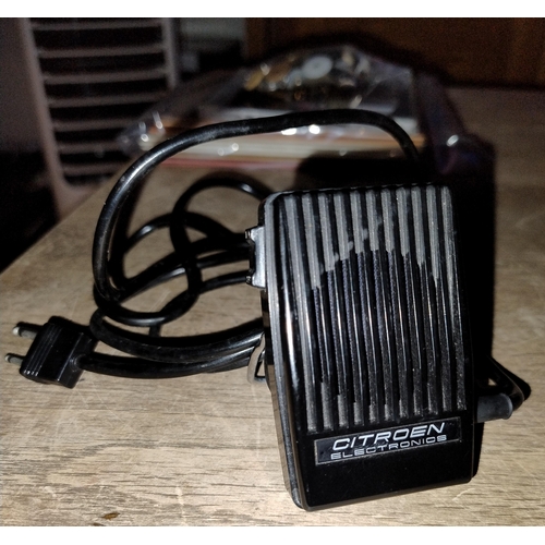 125 - Retro Citroen Microphone In Leather Cassette Case