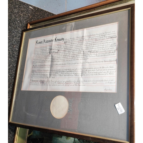 109 - Framed Indenture