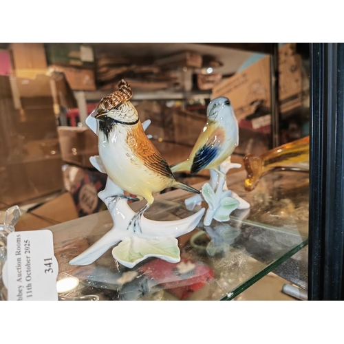 340 - 2 Karl Ens Bird Figurines