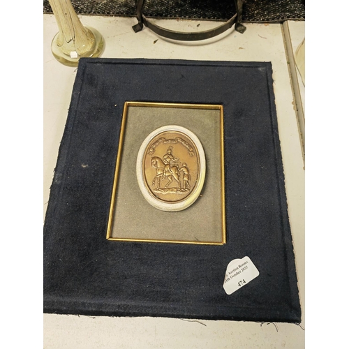 474 - Replica Religious Relic Stone And Brass From The Door Handles Of  St Martin In The Fields Church Lon... 