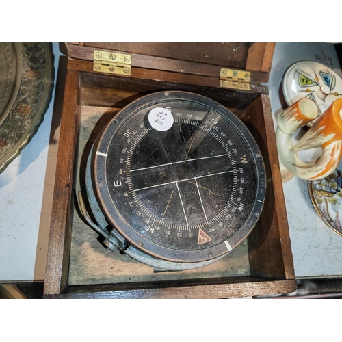 Ww1 Aircraft Compass In Box