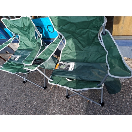 63 - 2 Fold Up Camping Chairs