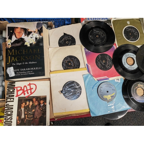 166 - Michael Jackson Book And Single Records