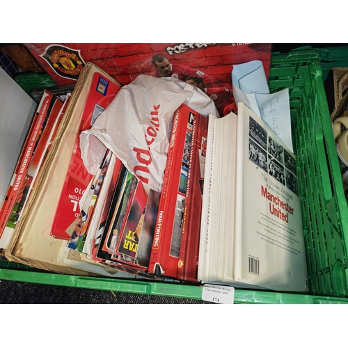 174 - Box Of Manchester United Books