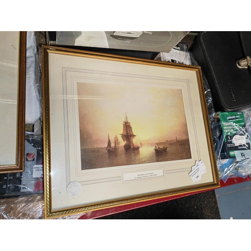 180 - 3 Framed Boating Prints