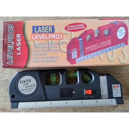 303 - Unused Laser Level Pro Horizontal & Vertical Beam