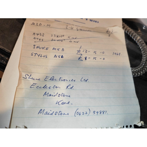 311 - Otofon Arm With Shure Cartridge Head + Extra'S