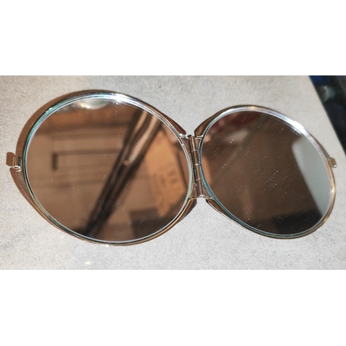 346 - Double Mirror Enamel Compact