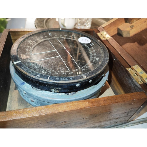 Ww1 Aircraft Compass In Box