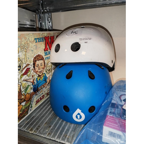 187 - 2 Bike Helmets